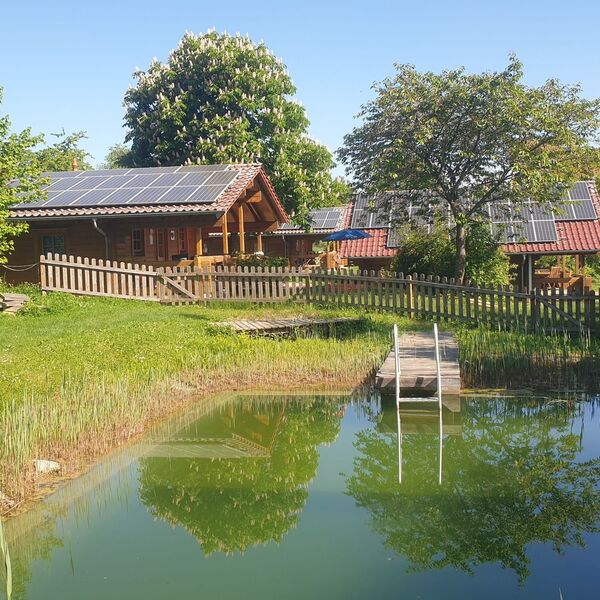 Unser Badeteich im Frühling